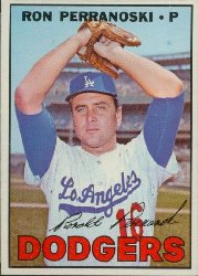 1967 Topps Baseball Cards      197     Ron Perranoski